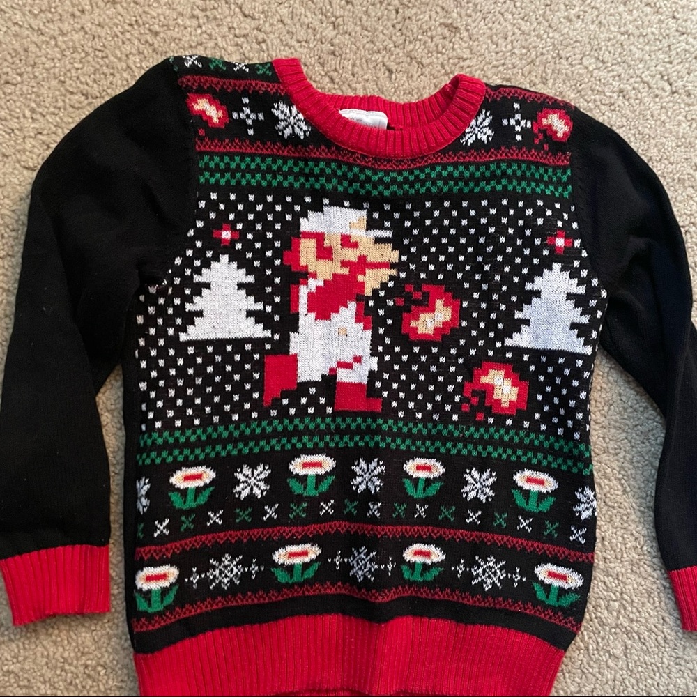 Super Mario Christmas sweater